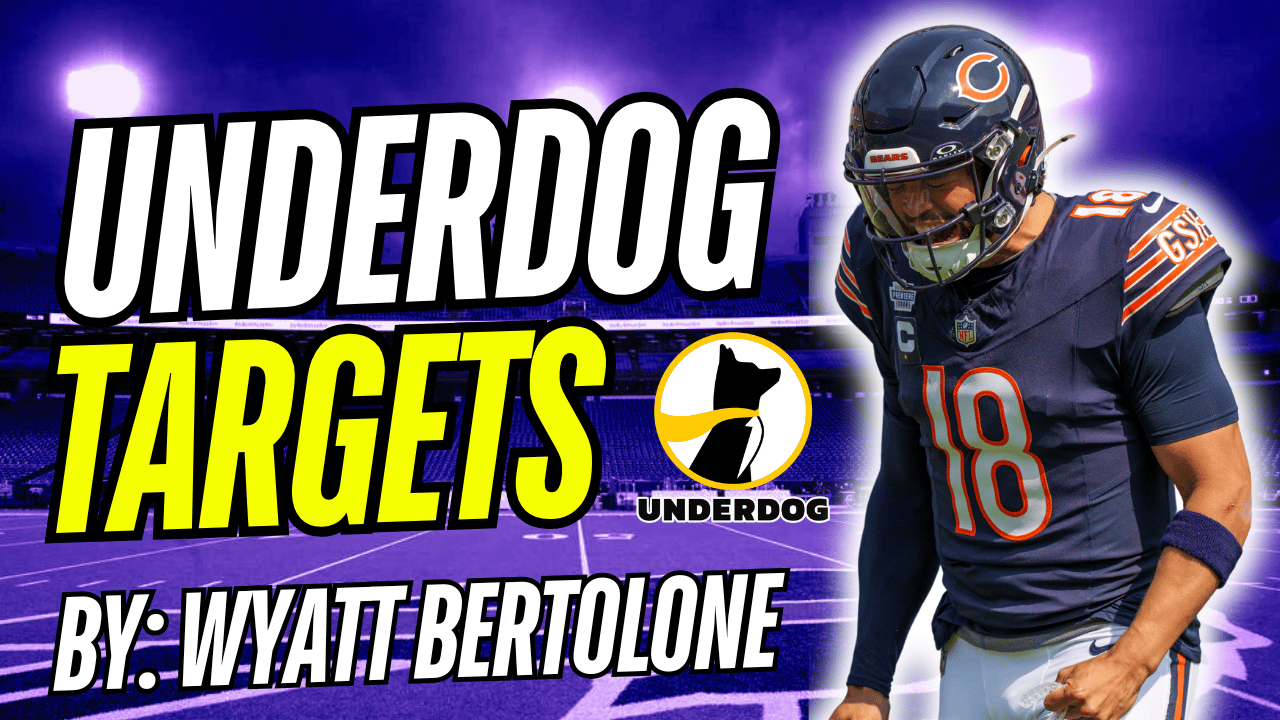 Underdog Fantasy Football Draft Targets